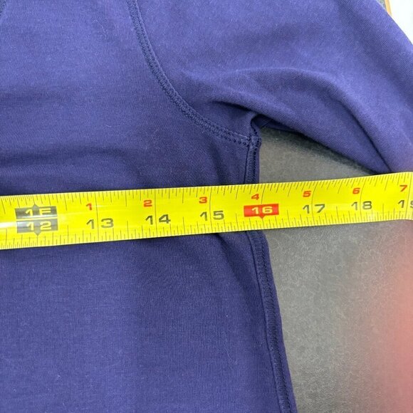 Lululemon Knot A Problem Long Sleeve Shirt Aeon Purple Blue Pima Cotton - Picture 8 of 10